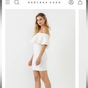 Endless Rose White Dress